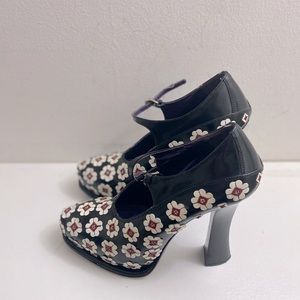 Prada spazolato Mary Jane pumps